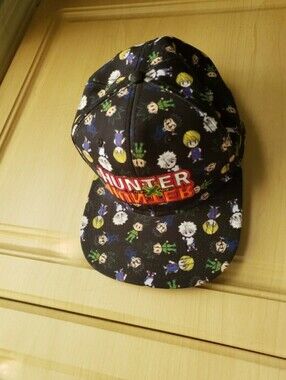 Kids Black Character Baseball Cap